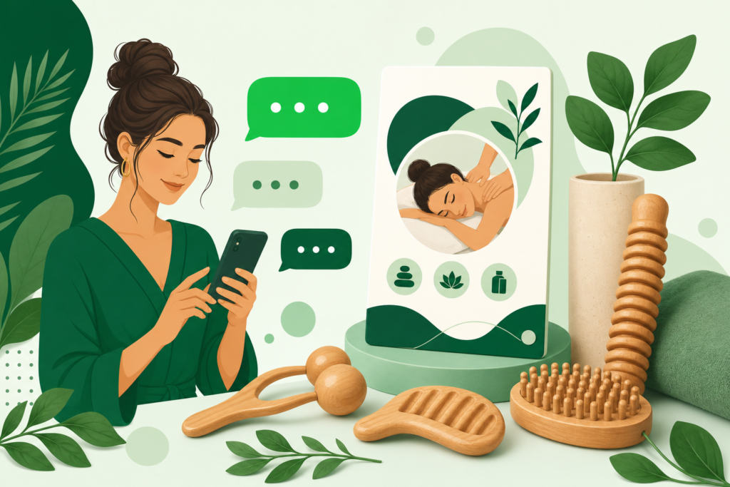 Captar clientas de maderoterapia: guía para tu centro