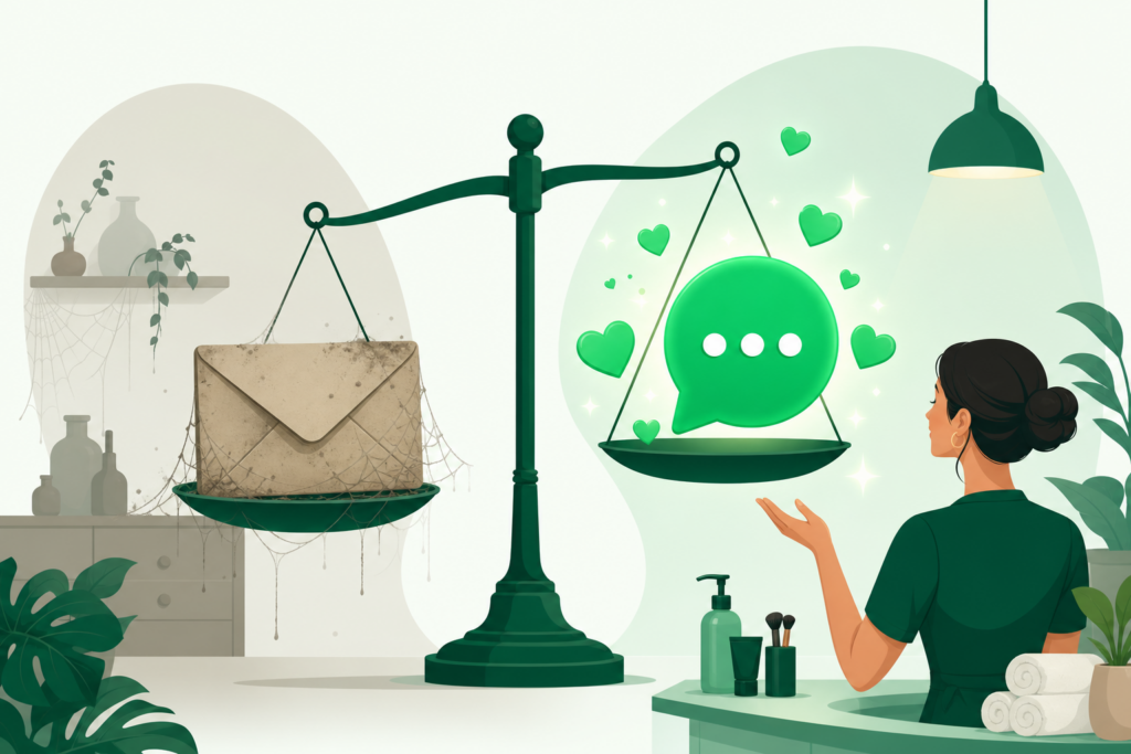 Email marketing en estética: ¿mejor que WhatsApp?