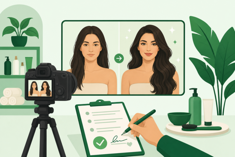 Fotos antes y después en estética: guía legal y práctica