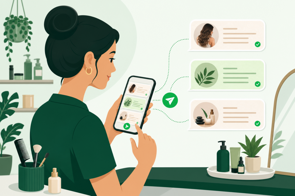 25 plantillas de respuestas de WhatsApp para estética