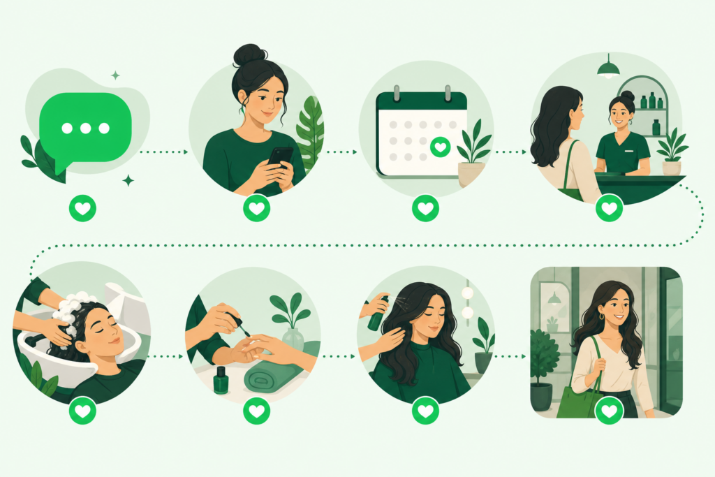 Protocolo de atención al cliente en estética (guía y pasos)