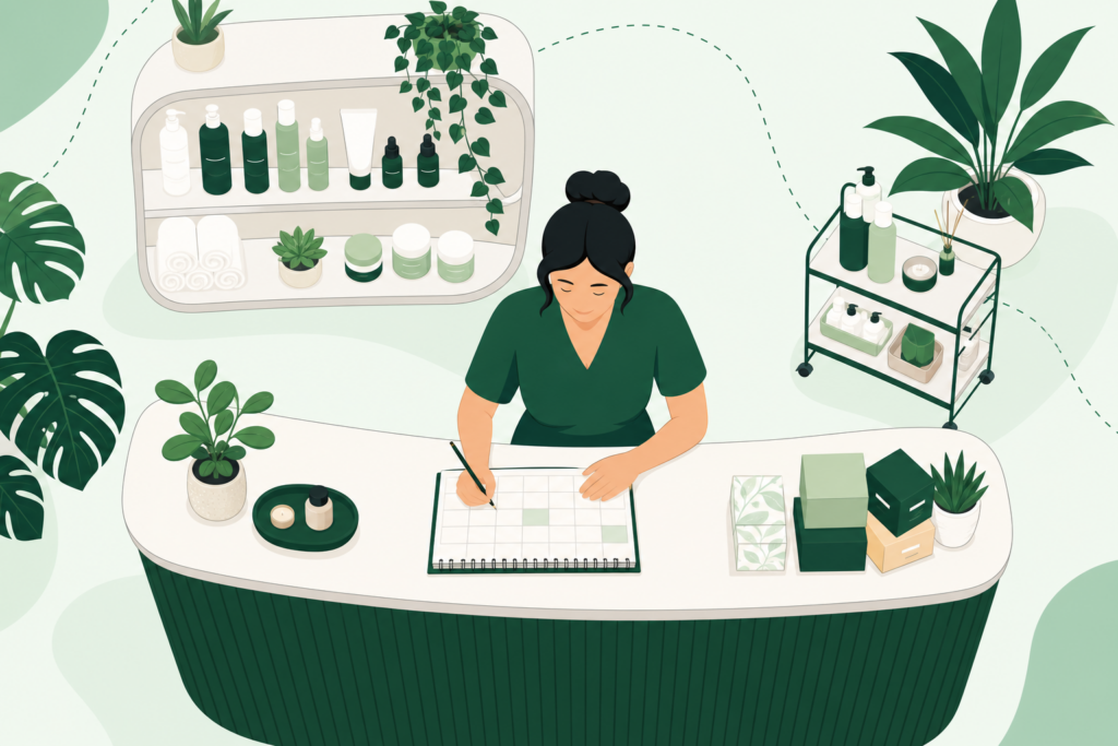 Checklist de apertura y cierre diario de un centro de estética