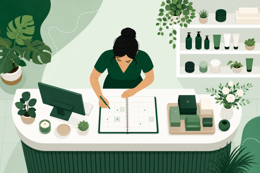 Control de stock en un centro de estética: método simple que no te roba tiempo