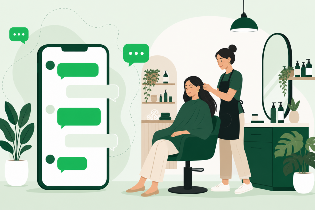 WhatsApp para peluquerías: cómo dejar de perder citas entre lavado y lavado